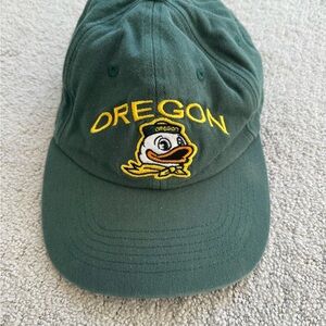 Vintage Oregon Ducks Baseball Cap Top of the World Green NCAA Dad Cap